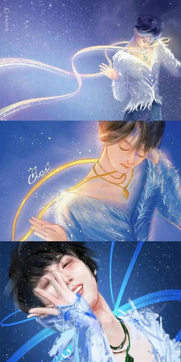 羽生結弦｜桌布｜自制