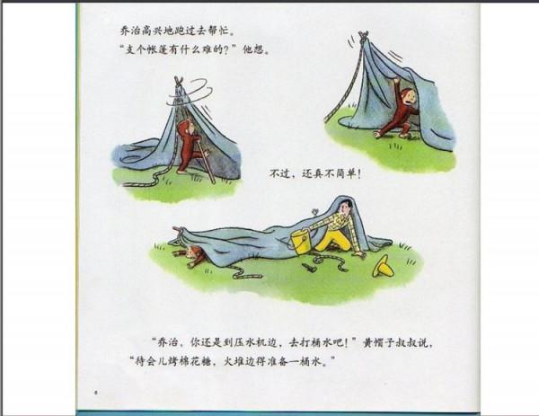 繪本導讀系列83《好奇的喬治去野營》