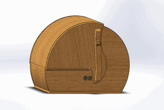 具有淨化空氣，隔音，保溫多種功能的扇貝床