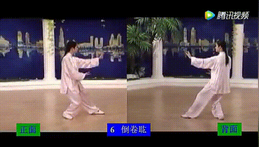 經典套路:24式簡化太極拳正反面演示 經典套路:24式簡化太極拳正反面演示