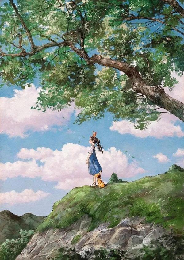 那些美到心裡治癒系動漫場景插圖