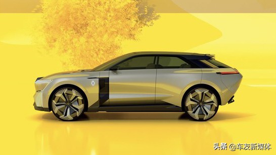 有望於2023年亮相 雷諾全新純電SUV預告圖