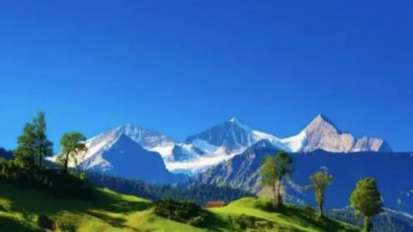 歐洲和中國風景最像的地方，中國有川西高原，瑞士阿爾卑斯山