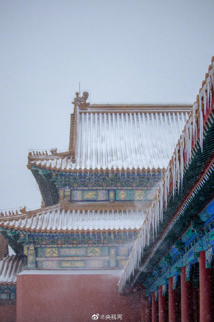 雪後故宮秒變紫禁城 雪後故宮秒變紫禁城