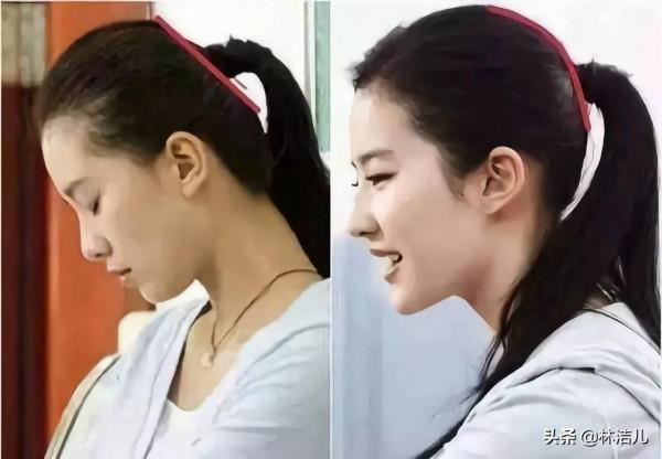 劉亦菲堪稱側顏界的天花板，劉詩詩扁頭變圓頭，側顏立刻飆升了