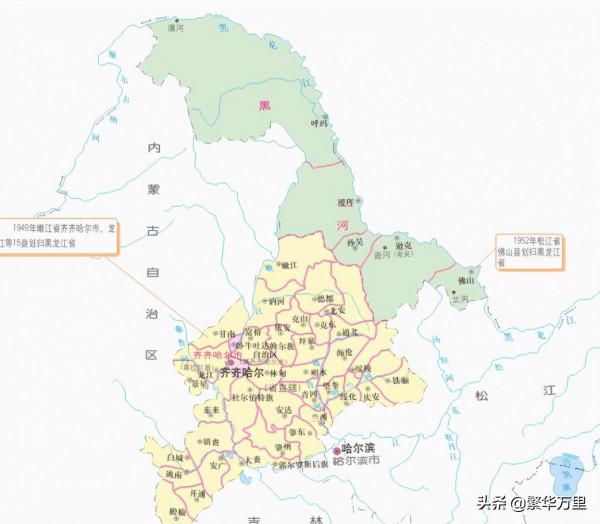 黑龍江省的區劃調整，12個市之一，哈爾濱市為何有18個區縣？