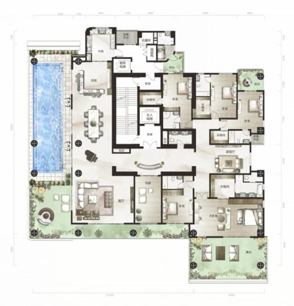 760平大平層,滿足你對豪宅的一切需求 760平大平層,滿足你對豪宅的一切需求