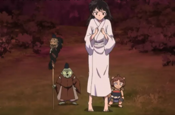 小鈴變醜，犬夜叉戈薇再現經典的“坐下”，七寶爆笑迴歸