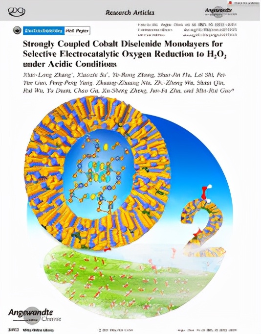 中國科大研製強耦合催化劑實現酸性介質中過氧化氫的高效電合成 中國科大研製強耦合催化劑實現酸性介質中過氧化氫的高效電合成