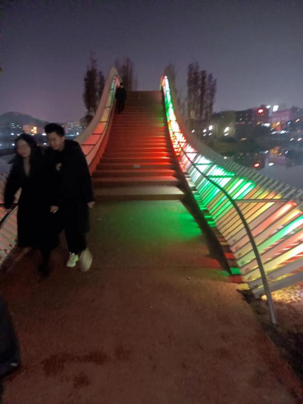 美麗的後湖夜晚