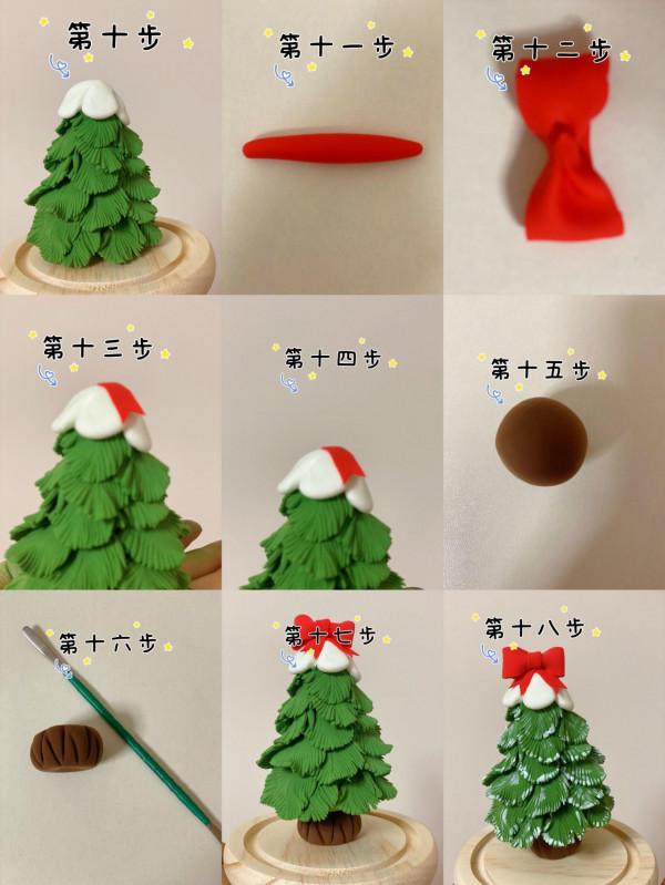 超輕黏土：許願樹製作過程，簡直太美了吧