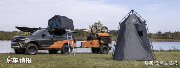 新款福特徵服者變身露營車，3.5T動力夠猛，搭配移動廚房做飯香