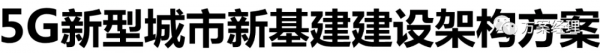 5G新型城市新基建建設架構方案(ppt)來了