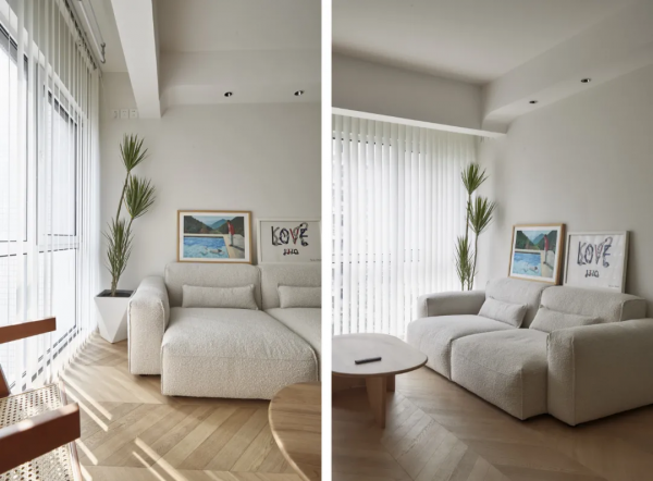 77㎡高質量北歐風,落地窗+百葉簾美翻了 77㎡高質量北歐風,落地窗+百葉簾美翻了