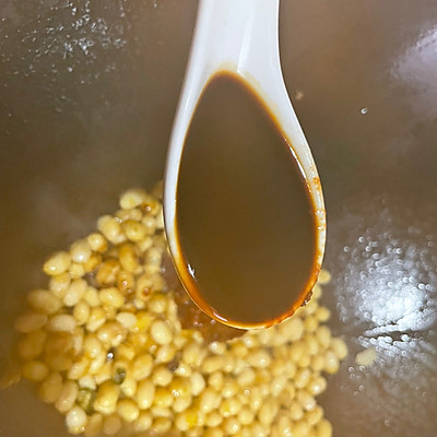 #一學就會快手菜#香辣醬黃豆