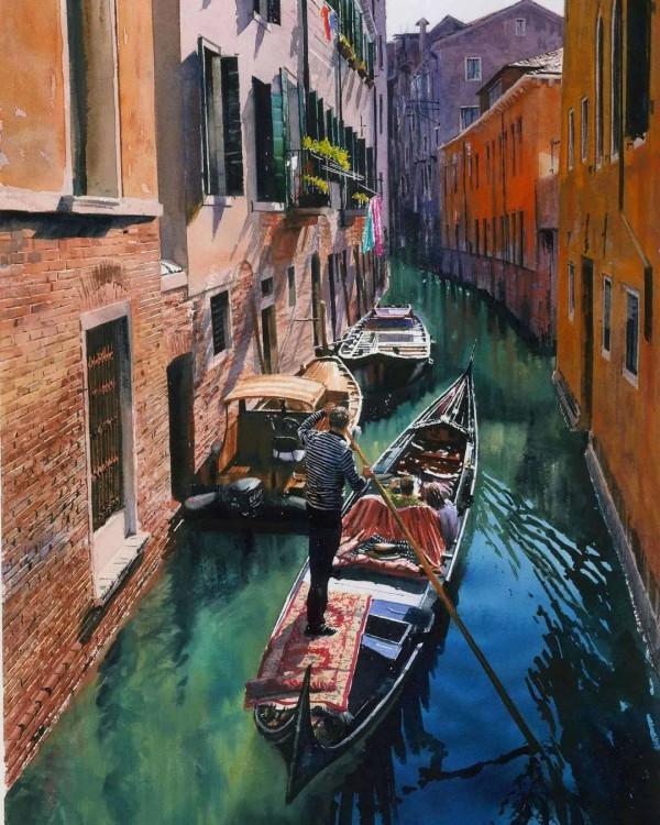 厲害的約·道登水彩風景畫欣賞