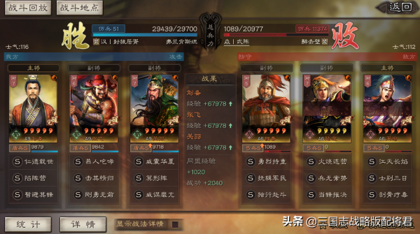 三國志戰略版熊烈T0桃園盾，低損吊打滿紅，張飛第二回合1.2W輸出