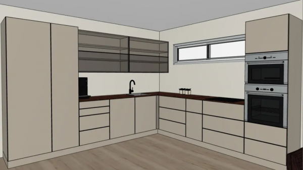 利用廚房功能區域規劃工具，打造整齊有序、分佈合理的收納空間