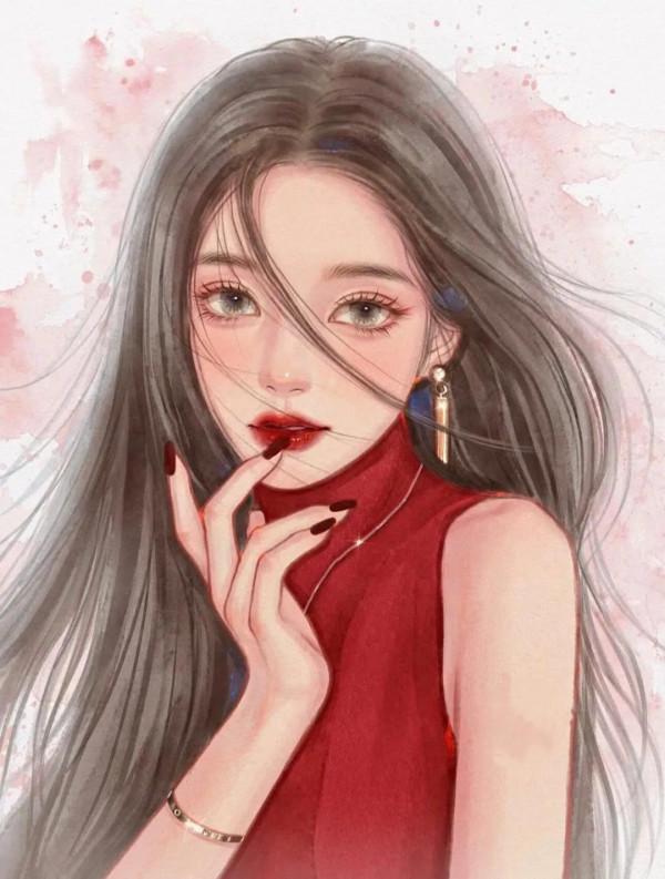 頭像｜動漫古風美人，秀色掩今古，荷花羞玉顏