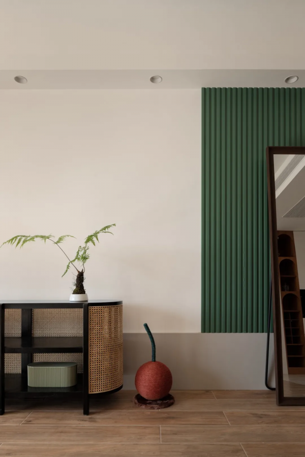 100㎡簡約北歐風格新房裝修，入戶+餐邊櫃絕了