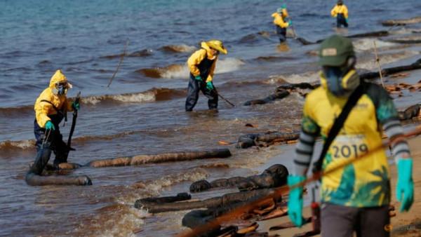 泰國海灘在漏油後宣佈為災區