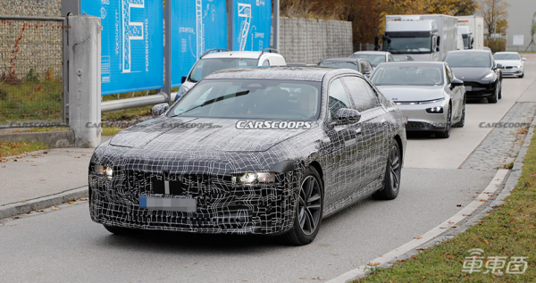 寶馬i7路測曝光！小鵬P7為參考對照車型之一，將於明年推出