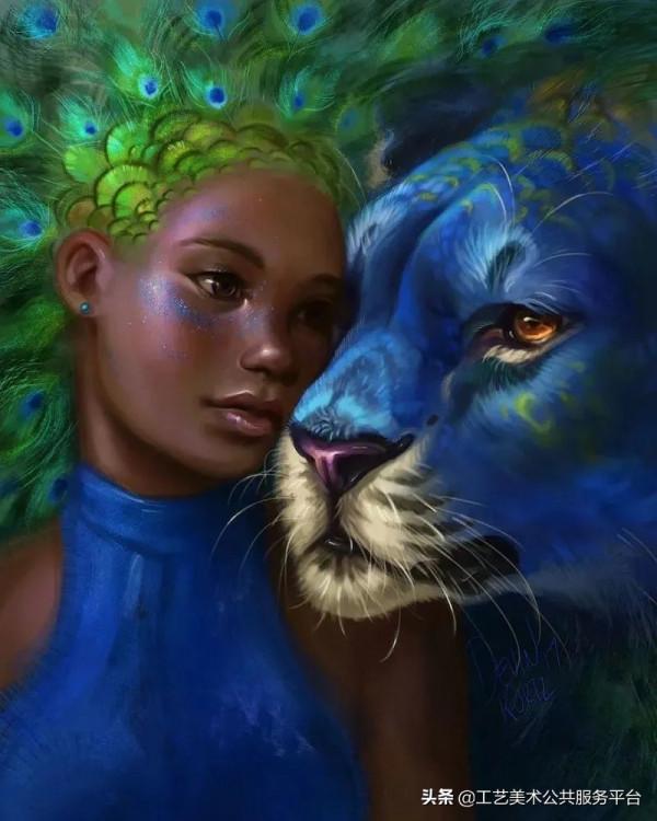 她的插畫有&OpenCurlyDoubleQuote;魔力&rdquo;，奇幻的自然生物，讓人感到震撼和眩暈