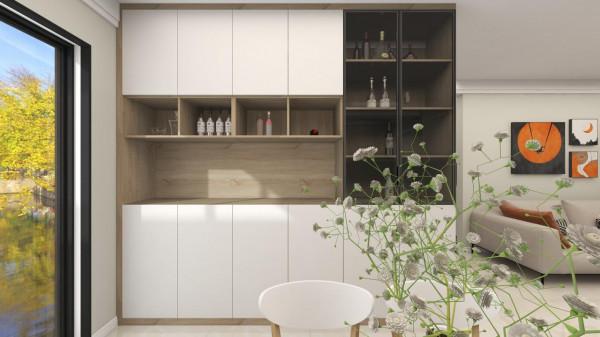 小戶型現代簡約風設計，淺灰色設計更溫馨