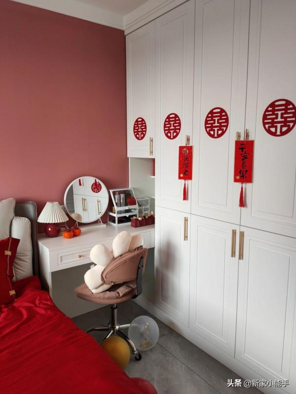 看她家婚房，佈置太喜慶了，全屋裝修花了12萬，真心羨慕