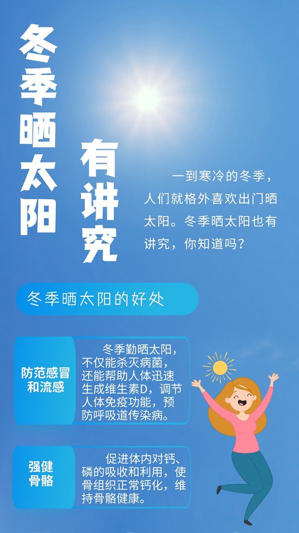 冬季曬太陽有這些講究 你知道嗎？