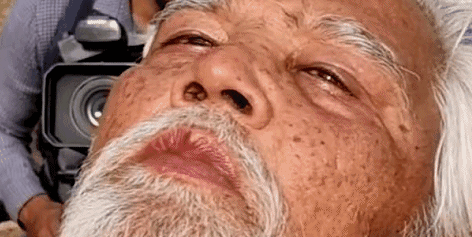 印度70歲老人不眨眼看太陽一小時打破記錄，眼睛不得烤糊了？