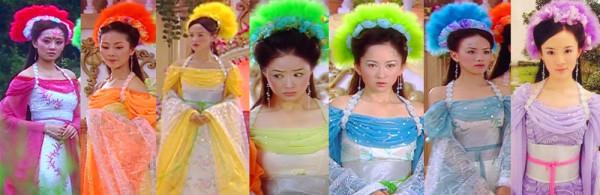 別的演員只是扮仙女漂亮，她們簡直就是神仙本人下凡來