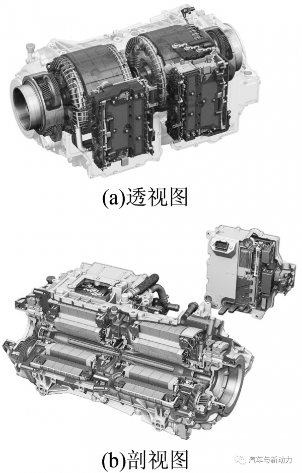 採用三電機設計方案的Audi E-tron S車用電驅動系統
