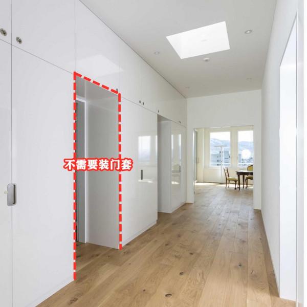 跟光禿禿的門洞相比,打一圈櫃子僅用1㎡多個儲物間,更受青睞 跟光禿禿的門洞相比,打一圈櫃子僅用1㎡多個儲物間,更受青睞