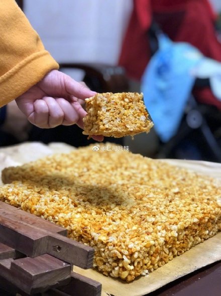 過年小零嘴 香甜脆口的米花糖