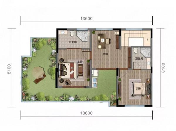 219平米空中複式戶型，實用性爆棚，空中花園很浪漫