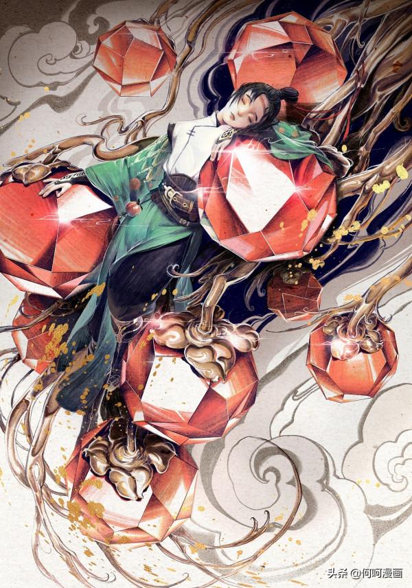 造型漂亮色彩唯美的一組國風（古典）人物插畫作品！讓人賞心悅目