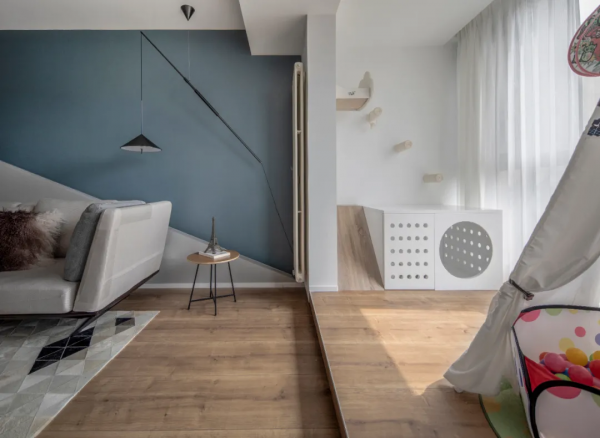 120㎡夢幻三口之家,樹屋式的書房,實用又有趣 120㎡夢幻三口之家,樹屋式的書房,實用又有趣