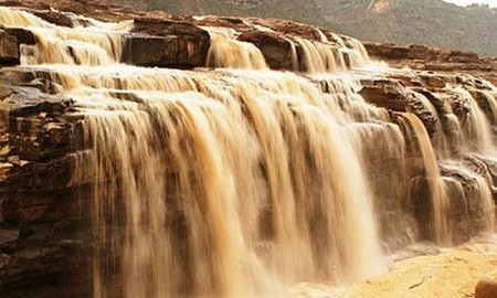 蘇幕遮.歡黃河壺口瀑布