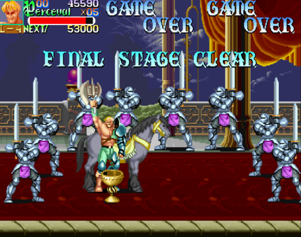 經典遊戲《圓桌騎士》斧男果然覬覦王位，通關後真的去拿聖盃