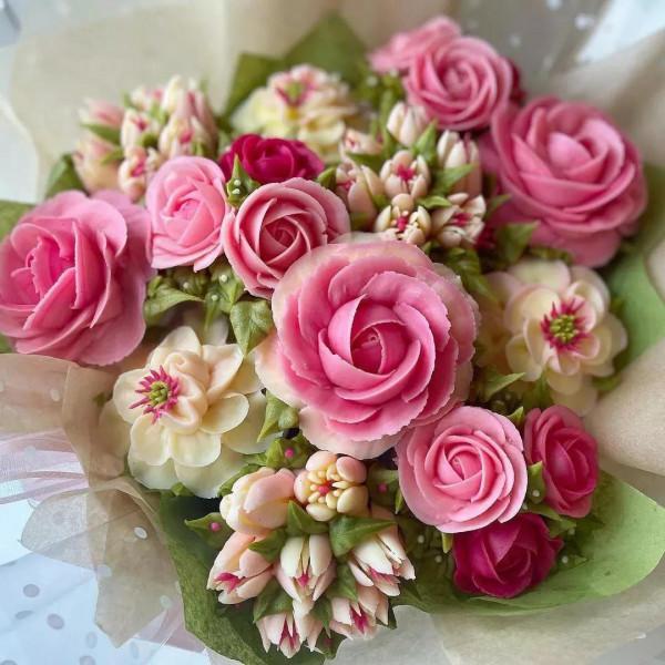 分享圖片——奶油花束