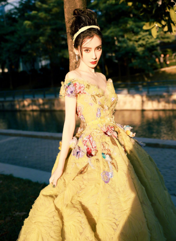 細數Angelababy的精美高階禮服·JMARK