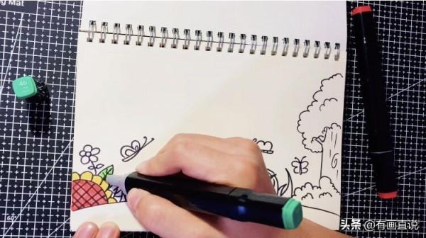 創意兒童畫:分享三款萬能背景畫法,卡通簡筆畫風格,收藏備用 創意兒童畫:分享三款萬能背景畫法,卡通簡筆畫風格,收藏備用