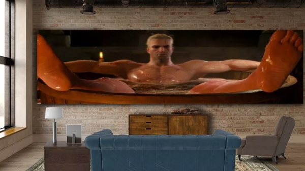 買顯示器嗎？一面牆大小的那種 售價和直升機差不多