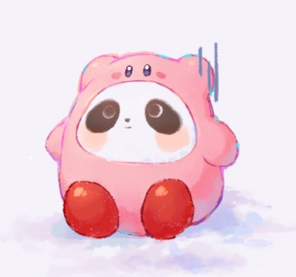 什麼都能吞的星之卡比，怎麼突然就吞到美少女頭上了？