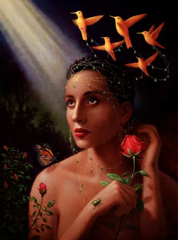 史蒂文-肯尼，大自然的美麗和神秘，在超現實畫作創意中表現