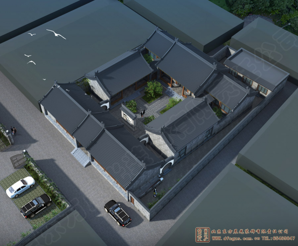 北京四合院的空間格局