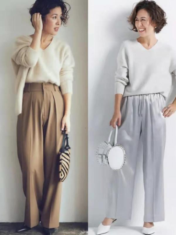 這個秋季火了一種單品，叫“七分袖上衣”，50、60歲穿優雅又大方