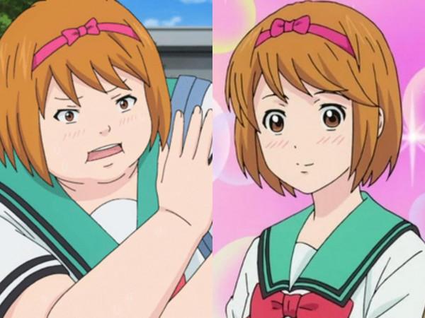 胖子都是潛力股，肥宅變女神，盤點5個減肥成功的動漫角色