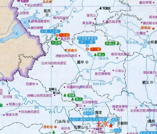 中國旅遊地圖攬勝&mdash;北京昌平